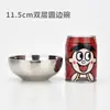 Tazón de Acero Inoxidable Vajilla para el Hogar Tazón de Arroz de Doble Capa Antiescaldado para Niños Tazón Individual de Hierro para Sopa Tazón Grande para Fideos Tazón Pequeño para Estudiantes Comedor
