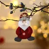 Adornos de Tela Navideños, Muñecos Navideños Pequeños, Pequeñas Decoraciones Colgantes, Colgantes para Árbol de Navidad, Artículos Decorativos, Colección de Colgantes Pequeños para Regalo