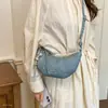 Bolsa transversal de ganga da moda outono novo 2026, bolsa de ombro de nicho coreana para mulheres jovens