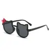 Nuevas gafas de sol lindas para niños, dulces para bebé niño y niña, protección solar, gafas con orejas de gato, gafas de sol de dibujos animados para todo tipo de ocasiones, venta al por mayor