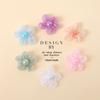 Tela Flor Hecha a Mano diy Accesorios Hilo de Perlas Flor Flor de Cinco Pétalos Accesorios Accesorios para el Cabello Accesorios para Ropa Hilo de Colores Cinco Pétalos
