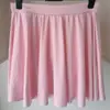 Falda de Cintura Alta Talla Grande para Mujer con Forro Antiexposición, Falda Solar de Verano 2026, Pantalones Falda Plisados para Ropa Exterior, Falda Abullonada
