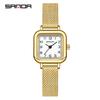 Nuevo Reloj Cuadrado para Mujer Reloj de Cuarzo Moda Simple Digital Nicho Temperamento Explosión de Tiktok Reloj Impermeable