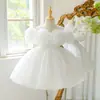 Vestido de Festa Infantil 2026 Vestido de Daminha Vestido de Princesa Vestido Longo para Crianças Maiores vestidos de noiva