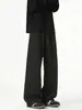 Pantalones Casuales de Color Sólido con Patrón de Escamas de Dragón para Hombre, Pantalones Sueltos de Pierna Ancha de la Alta Calle Americana para Otoño, Pantalones Deportivos Rectos de Moda para Adolescentes