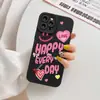 Funda para teléfono móvil Creative Love English iPhone 15/14ProMax 16 Apple 13/12/11 anticaída XS/XR suave