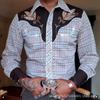 Camisa de Hombre Estampado Digital Independiente para Comercio Exterior Transfronterizo 2026 D