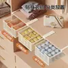 Caja de almacenamiento para calcetines, organizador de ropa interior, caja de almacenamiento tipo canasta extraíble, herramienta de almacenamiento por capas para armario estilo cajón colgante