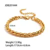 Elegante pulsera cubana de acero inoxidable europea y americana con un toque de alta gama, joyería estilo INS, pulsera de acero de titanio electrochapado que no se decolora para mujer