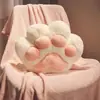 Manta con Forma de Garra de Gato Calentador de Manos Almohada Colcha Doble Propósito Manta para Siesta en la Oficina Almohada para Descanso de Comida 2 en 1 Coche