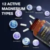 Cápsulas de Glicinato de Magnesio Seleccionadas Cuidadosamente, Superventas Transfronterizas, Cápsulas de Magnesio Vegetarianas, Venta al por Mayor