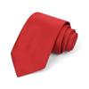 Corbata para Hombre 2025 Estilo Nuevo 8cm Corbata Lisa Bordada Corbata Formal de Poliéster Jacquard de Alta Gama para Hombre Hecha a Medida