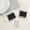 Pinza Lateral Negra Invisible para Flequillo, Pasador para Niños y Adultos, Pinza Lateral Pequeña para Accesorios de Cabello de Niñas