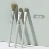 Set de Brochas de Maquillaje Xixi de Tres Piezas, Brocha para Rubor, Brocha para Sombra de Ojos, Brocha Difuminadora, Set Completo de Herramientas de Maquillaje Convenientes con Cerdas Suaves