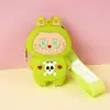 Cartera pequeña Labubu para niños de silicona, pequeño regalo, llavero, colgante, lindo regalito para máquina de garra, en stock