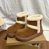 Nuevas botas de algodón engrosado de invierno 2026 Northeastern, botas de nieve de caña corta para mujer, cálidas y forradas de felpa, botas de nieve al por mayor