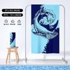 Toalla de Playa Seaside Toalla de Baño de Secado Rápido Impresa Portátil Deportiva Natación Toalla de Baño Toalla de Playa Fitness Toalla de Secado Rápido