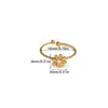 Anillo Abierto Mini Lindo de Acero Inoxidable con Recubrimiento Galvánico al Vacío, Anillo Sencillo y de Alta Gama Estilo Ins para el Dedo Índice