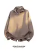 Directo de Fábrica Aspecto de Dos Piezas Cuello de Camisa Tejido para Hombre Temporada Otoño Invierno 2026 Suéter Holgado Top Casual