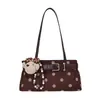Colección Retro 2026 nueva: bolsa tote simple y versátil, bolso de hombro y bolso de axila, con un diseño de nicho estilo coreano con modernos estampados de lunares
