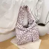 Bolso Pequeño Fresco y Dulce para Mujer, Nuevo Estilo Verano 2026, Bolso de Hombro de Lujo Ligero con Lazo, Bolso de Tela Moderno para Debajo del Brazo