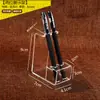Suporte de Exibição de Canetas de Acrílico Suporte para Lápis de Sobrancelha Caneta Esferográfica Porta-Canetas de Aquarela Suporte Multifuncional para Cosméticos Suporte de Exibição de Delineador