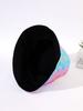 Sombrero de pescador con estampado tie-dye reversible para hombre y mujer, sombrero de cuenca para protección solar en verano al aire libre