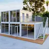 Casa Móvil Contenedor, Oficina Modular, Sitio de Construcción de Casa Completa, Casa Prefabricada Desmontable, Casa de Exportación