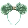 Acessórios de cabelo do Mickey transfronteiriços bordado lantejoulas laço faixa de cabeça de festa faixa de cabeça de parque de diversões férias acessórios de cabelo infantis pronta entrega