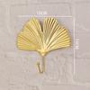 Porta de entrada de ferro metal dourado criativo decorativo parede mini gancho único gancho chave roupas gancho
