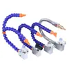 Máquina Herramienta de Tubo de Junta de Bambú Universal Industrial Tubo de Refrigeración Pistola de Aire Base Magnética Doble Cabezal Boquilla de Pulverización de Agua Tubo de Pulverización de Aceite Torno Redondo Tubo de Aire