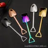 Pala cuchara de acero inoxidable de moda para redes sociales, pala cuchara, cuchara de café, cuchara para remover sandía, cuchara para helado, postre, cuchara para condimentos