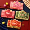 Envelopes Vermelhos Fofos em Desenho Animado 3D para o Ano do Carneiro, Estilo Horizontal, Design Criativo Personalizado, Novo Modelo 2027, Envelopes Vermelhos de Ano Novo