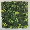 Parede de plantas simulada 100*100, parede de plantas verdes tridimensional, decoração com flores e grama artificiais, fundo verde, parede popular da internet