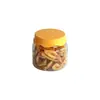 Frasco de Plástico Grueso para Alimentos de Mascotas de 370 ml para Galletas, Té de Flores y Alimentos Cocidos, Frasco Redondo Sellado para Dulces