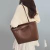 Bolso Tote para Mujer 2026 Nuevo Estilo Bolso de Mujer Otoño e Invierno Cuero Genuino Bolso de Axila Gran Capacidad Bolso de Hombro para Viajero