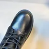 Botas Martin para mujer 2023 nuevas primavera y otoño planas retro con cordones tobilleras punta redonda botas Martin zapatos para las cuatro estaciones