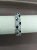 Pulsera con Hebilla de Patchwork Ovalada de Zirconia Nueva Europea y Americana Pulsera de Lujo Ligero con Sensación de Alta Gama Joyería de Mano de Trabajo Pesado de Moda Versátil