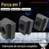 Em Estoque Porca T Placa de Pressão para Máquina-Ferramenta Bloco T Grau 4.8 Deslizador T M6-M36 Endurecido Tipo T Porca de Grau Industrial