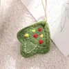 Decorações de Natal Ins Estilo Europeu Papai Noel Boneco de Neve Pingente de Feltro Lã Caixa de Presente Enfeites para Pendurar na Árvore de Natal