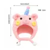 Gorro de peluche de conejillo de indias, cerdito, hámster, oso, accesorio de animal de dibujos animados, gorro cálido decorativo para mascotas