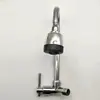 Grifo Individual Tipo Ángulo Giratorio de Aleación de Zinc Transfronterizo, Grifo Giratorio Individual de Agua Fría Tipo Ángulo de 4 Puntos para Cocina