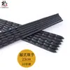 Palillos de Hotel Estilo Japonés al por Mayor Aleación Antideslizantes Resistentes al Moho Resistentes a Altas Temperaturas Alambre Retorcido Punta Afilada Juego de 10 Pares Palillos de Vajilla