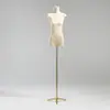 Maniquí de Exhibición para Tienda de Ropa, Base para Maniquí, Maniquí Femenino de Media Figura con Terciopelo, Pecho Plano, Cuerpo Plano, Accesorios, Maniquí para Escaparate, Soporte de Modelo