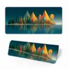 Alfombrilla de Ratón Extendida Estilo Antiguo Paisaje Extra Grande Oficina Antideslizante Resistente al Desgaste Pad de Escritorio Pad para Teclado de Juego Admite Personalización Según Dibujos
