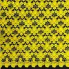 Tecido de seda de leite de alta qualidade e alta resistência com bordado solúvel em água, apresentando designs florais tridimensionais, corantes ecológicos e adequado para exportação.
