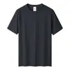 [Camiseta Refrescante de Acetato Modal Pesado] Camiseta de Manga Curta 280g para Homens, Novo Estilo de Verão, Cor Sólida, Camada Base Respirável