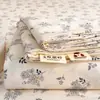 Sábanas de Gasa de Doble Capa Nuevas de Verano Pieza Única Lavables a Máquina Dormitorio de Estudiantes Sábanas para Cama en Casa Funda de Almohada Juego de Tres Piezas para Cama