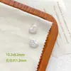 Cobre galvanizado com ouro real preservador de cor incrustado com zircônia cúbica gota óleo peônia contas redondas vazadas contas espaçadoras pulseira de corda de mão DIY acessórios de contas soltas
