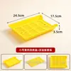 Placa de Rejilla Rectangular para Escurrir Brochetas, Adecuada para Restaurantes de Hot Pot y Barbacoa